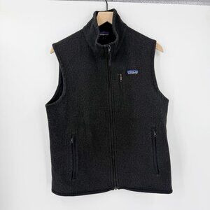 Men's Patagonia Better Sweater Vest Black Size M Gorpcore Outdoor Hiking